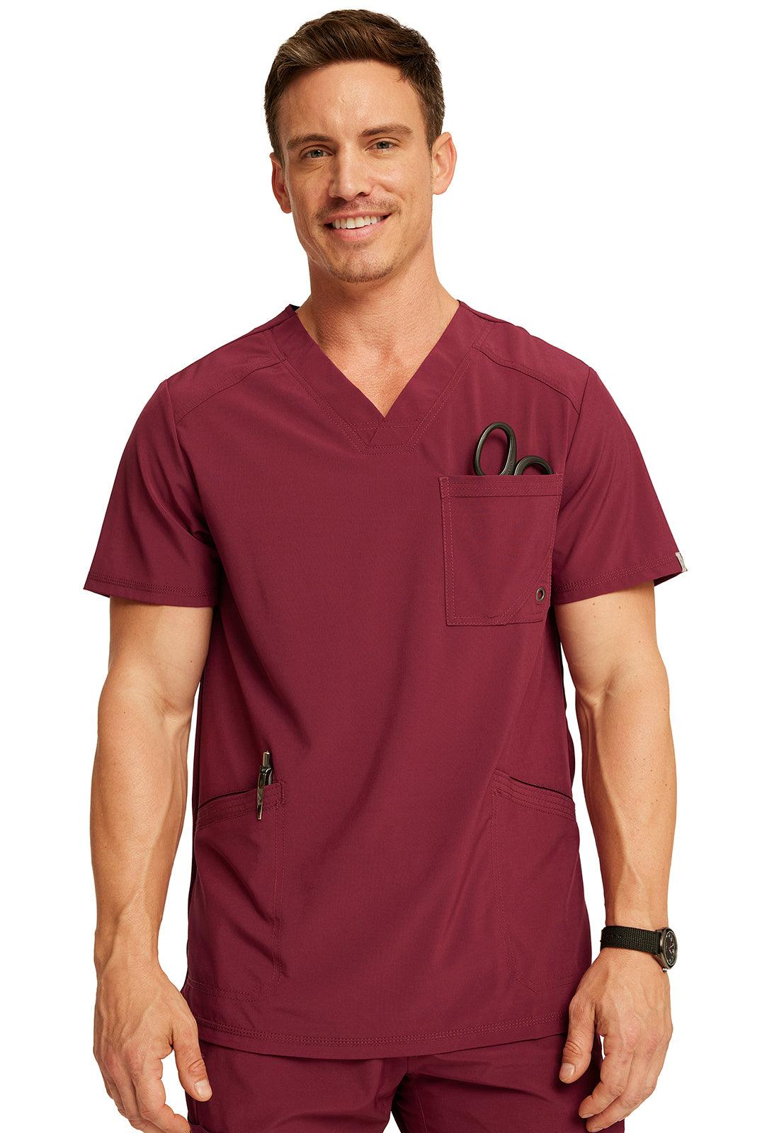 Infinity Men V Neck Scrub Top CK900A - 21Bmedical