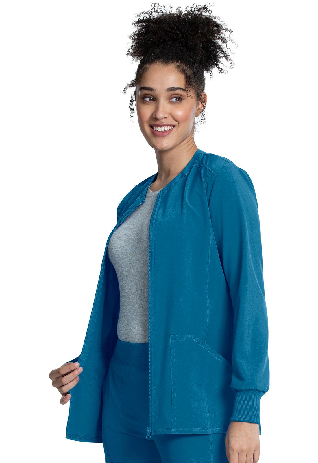 Allura Women Zip Front Jacket CKA384 - 21Bmedical