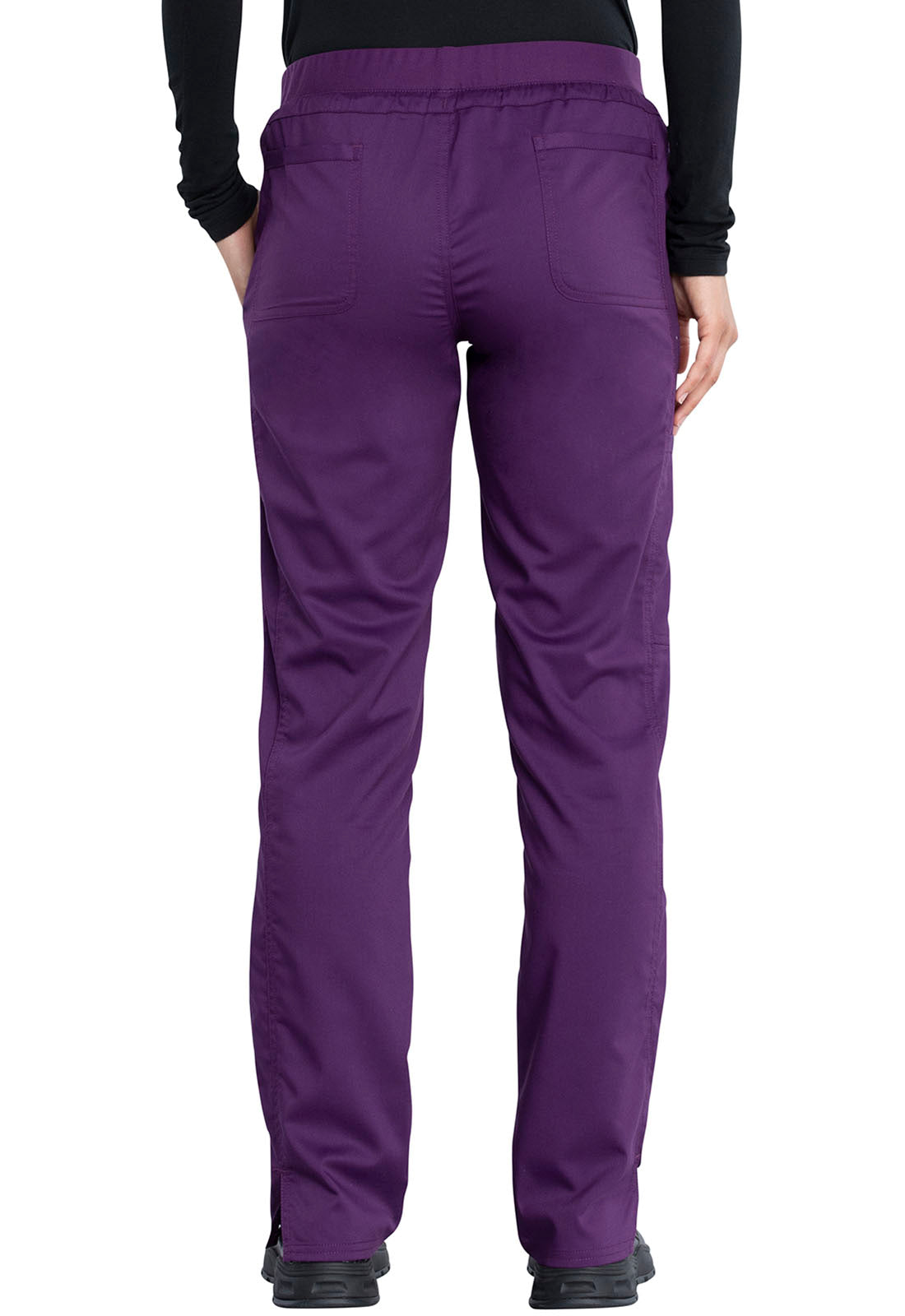 Mid Rise Tapered Leg Drawstring Pant WW105P
