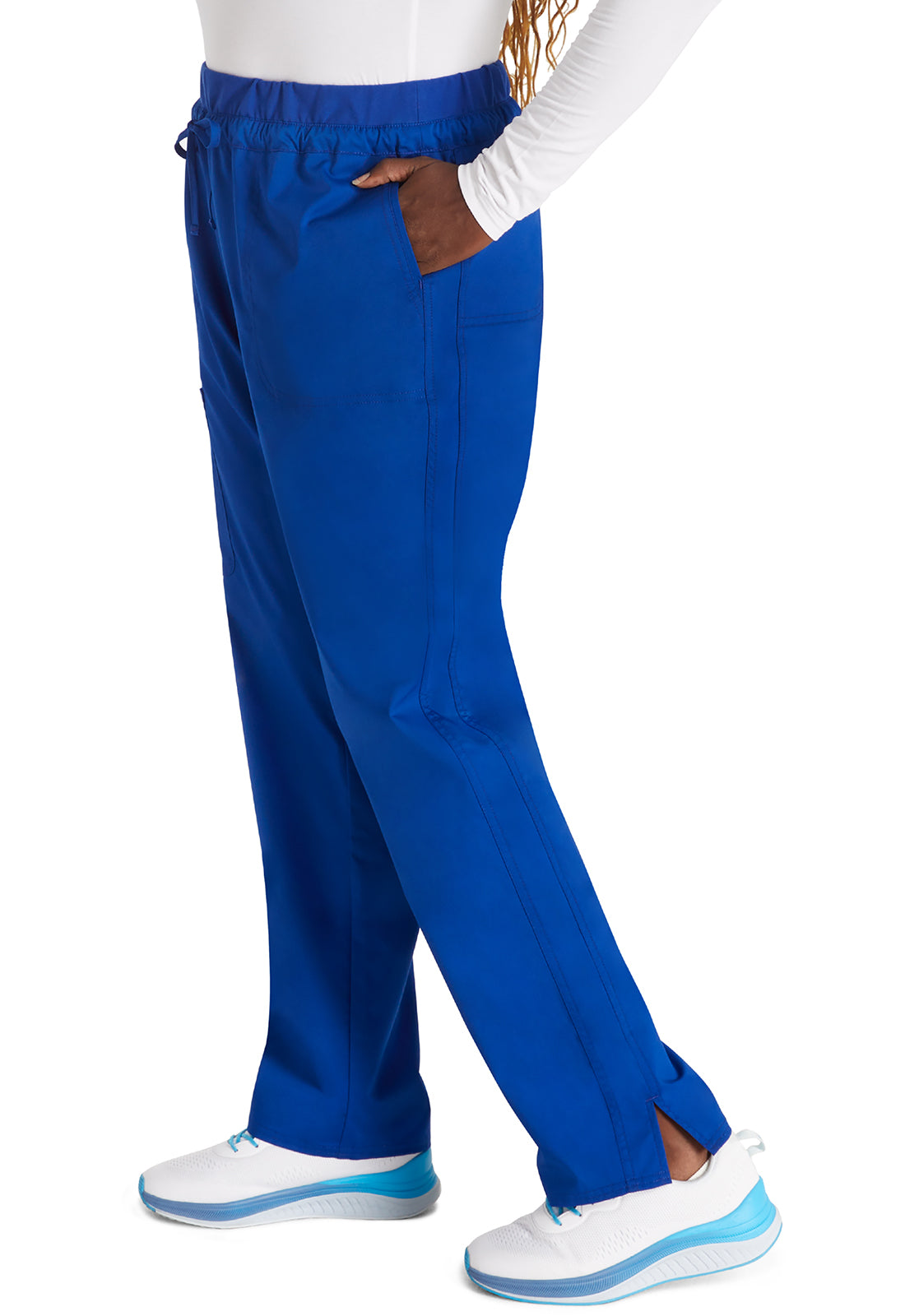Mid Rise Tapered Leg Drawstring Pant WW105P