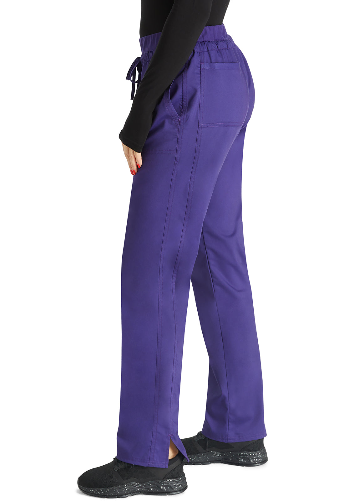 Mid Rise Tapered Leg Drawstring Pant WW105P