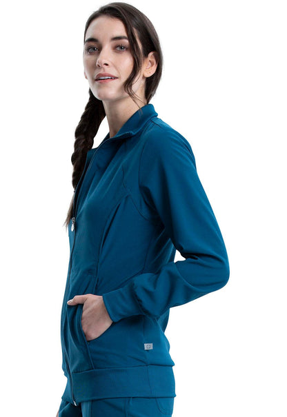 Infinity Womens Zip Front Jacket 2391A - 21Bmedical