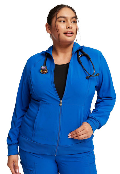 Infinity Womens Zip Front Jacket 2391A - 21Bmedical
