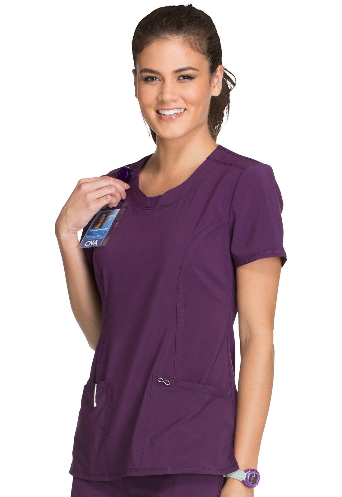 Infinity 2624A Scrubs Round Neck Scrub Top - 21Bmedical