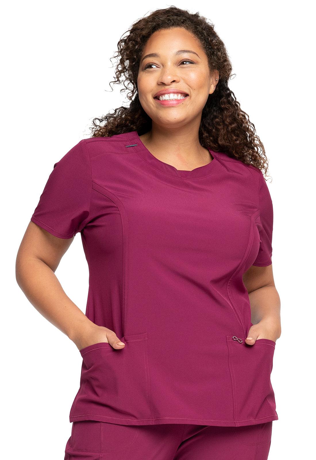 Infinity 2624A Scrubs Round Neck Scrub Top - 21Bmedical