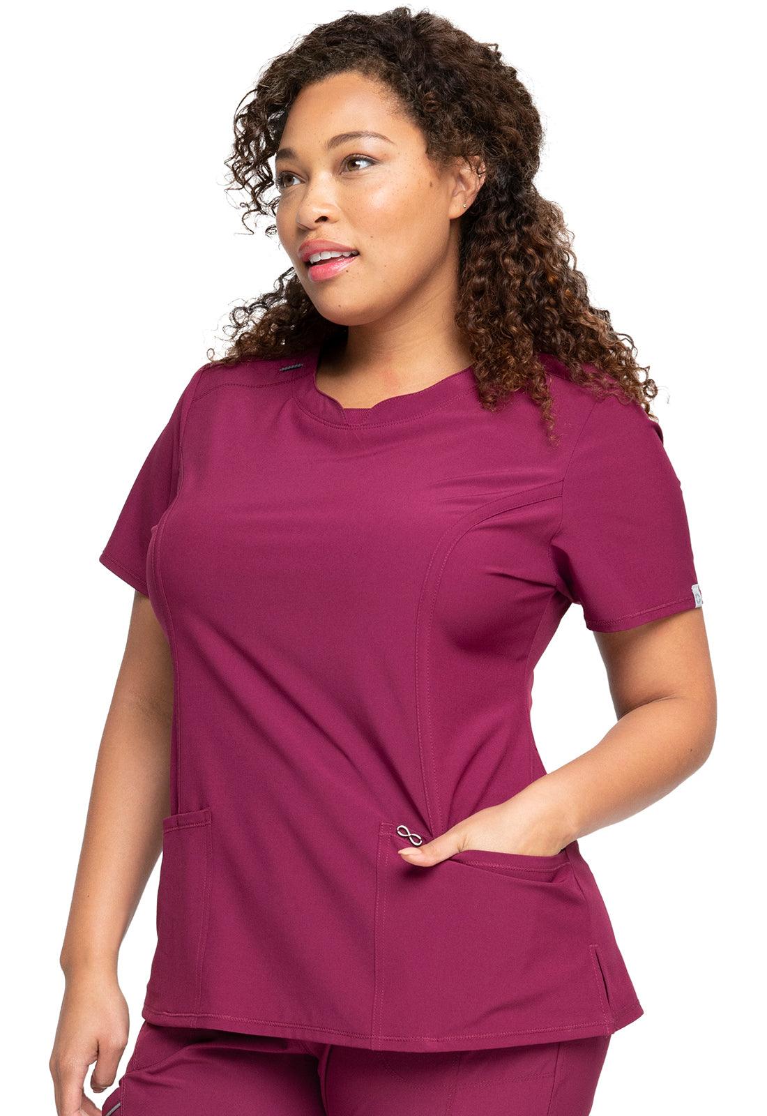 Infinity 2624A Scrubs Round Neck Scrub Top - 21Bmedical