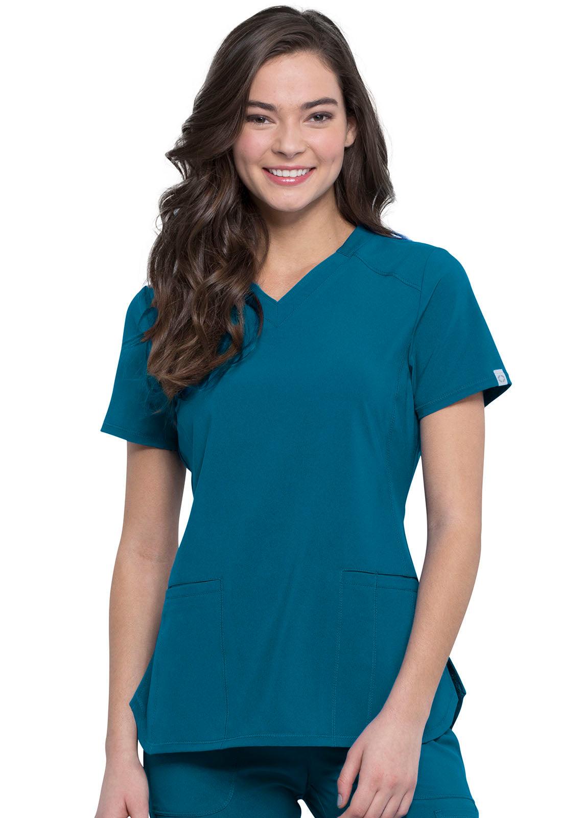 Infinity Women's V-Neck Top CK865A - 21Bmedical