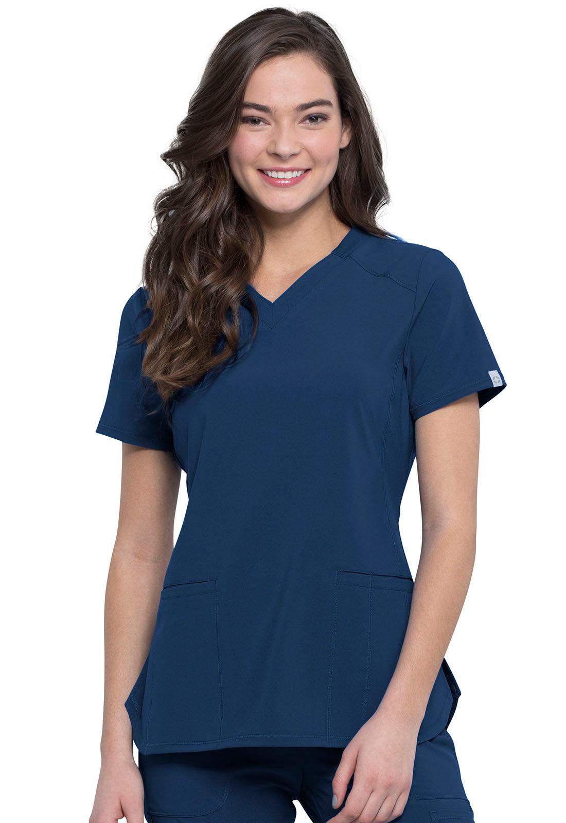 Infinity Women's V-Neck Top CK865A - 21Bmedical