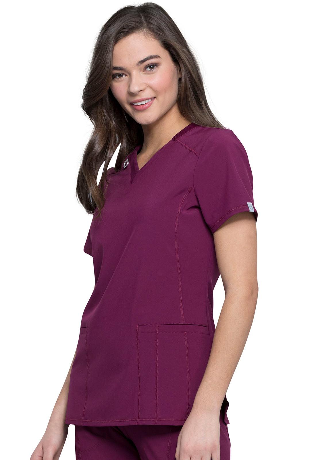 Infinity Women's V-Neck Top CK865A - 21Bmedical