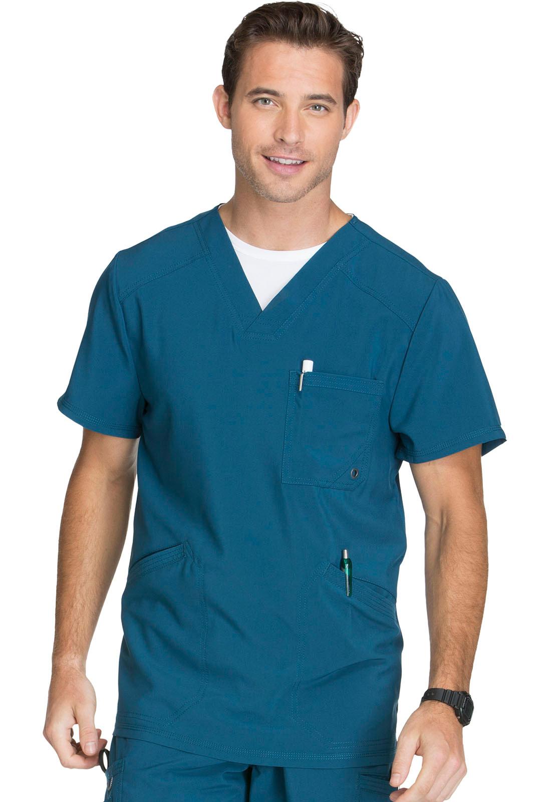 Infinity Men V Neck Scrub Top CK900A - 21Bmedical