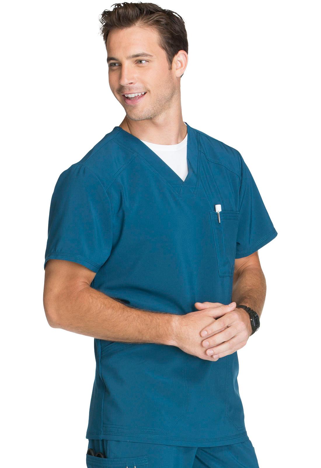 Infinity Men V Neck Scrub Top CK900A - 21Bmedical