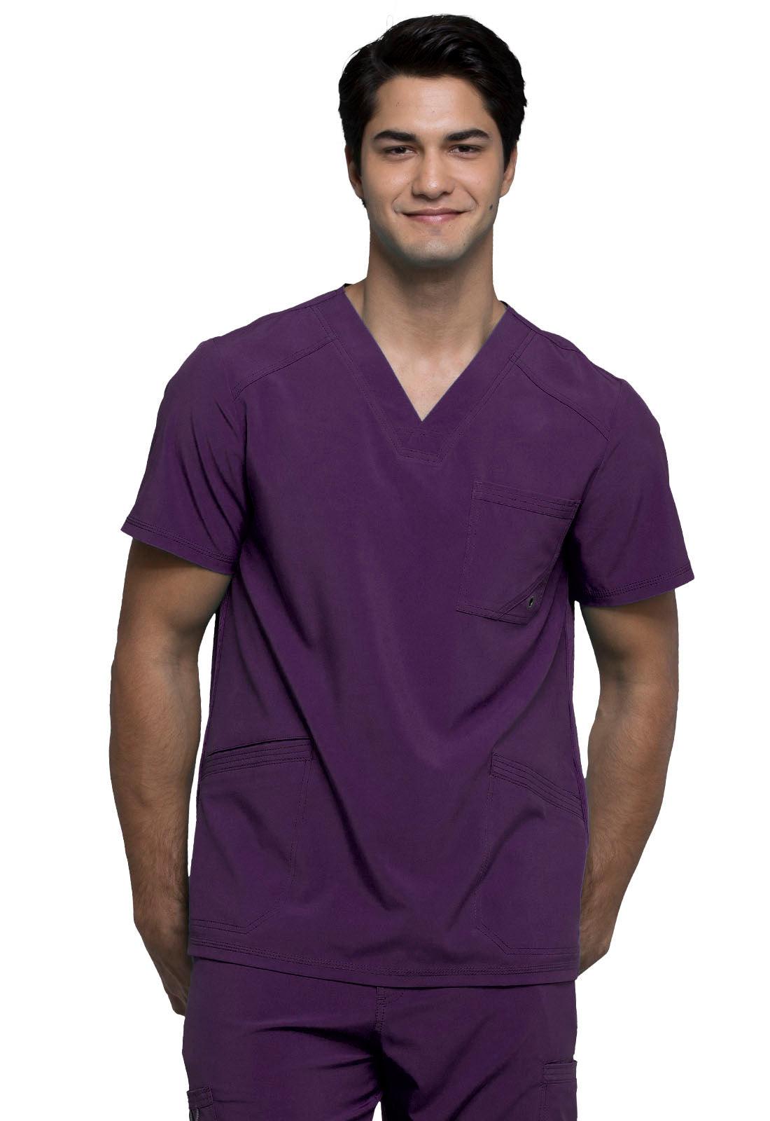 Infinity Men V Neck Scrub Top CK900A - 21Bmedical