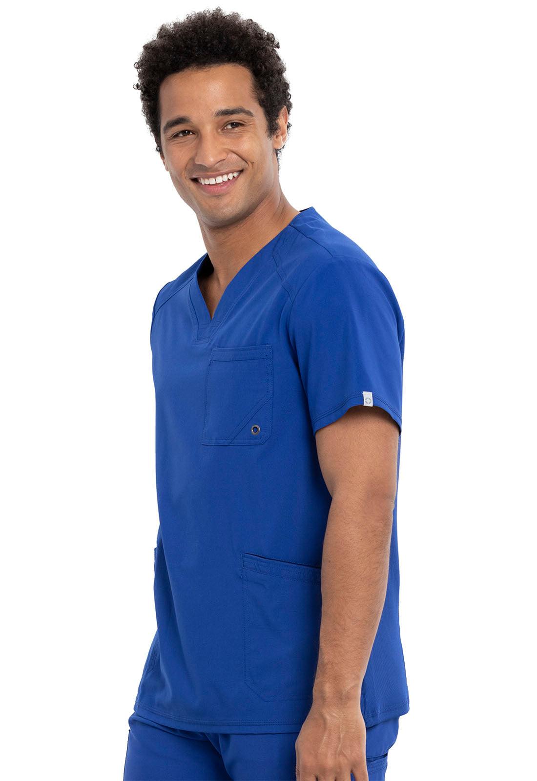 Infinity Men V Neck Scrub Top CK900A - 21Bmedical