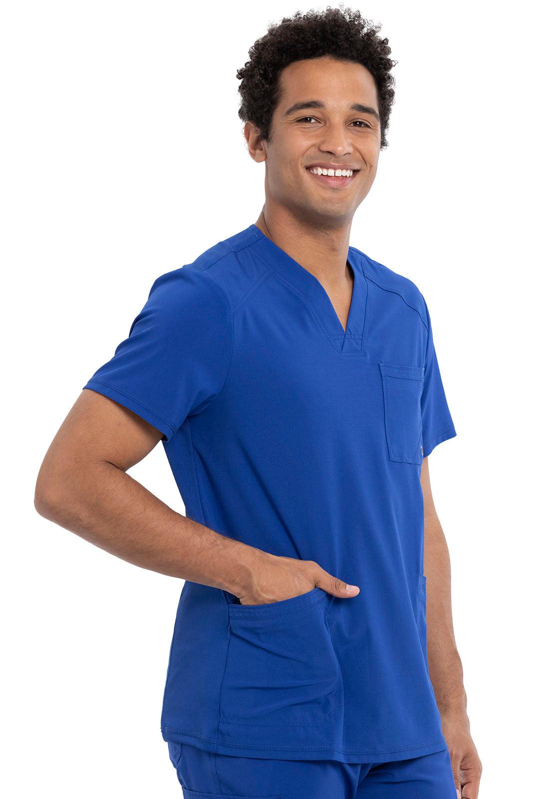 Infinity Men V Neck Scrub Top CK900A - 21Bmedical