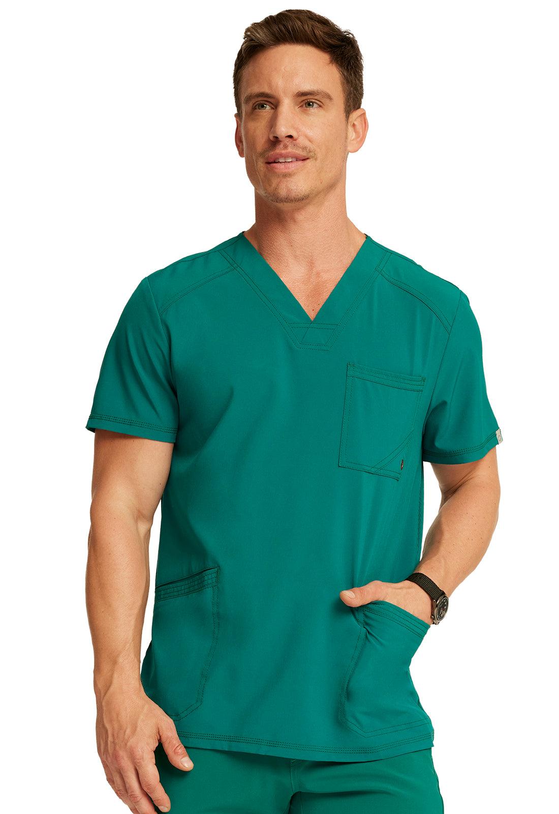 Infinity Men V Neck Scrub Top CK900A - 21Bmedical