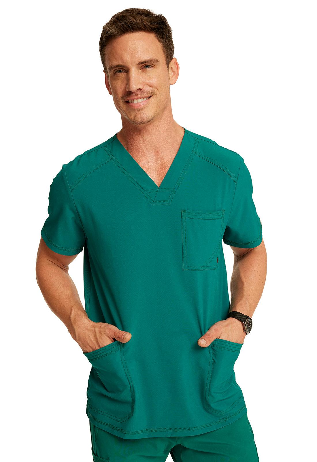 Infinity Men V Neck Scrub Top CK900A - 21Bmedical