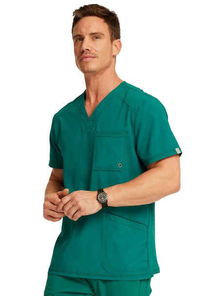 Infinity Men V Neck Scrub Top CK900A - 21Bmedical