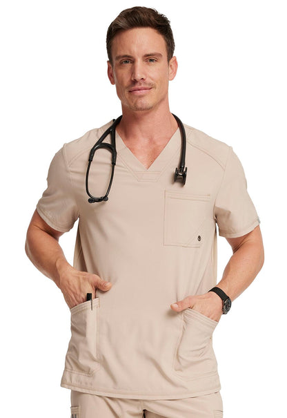 Infinity Men V Neck Scrub Top CK900A - 21Bmedical