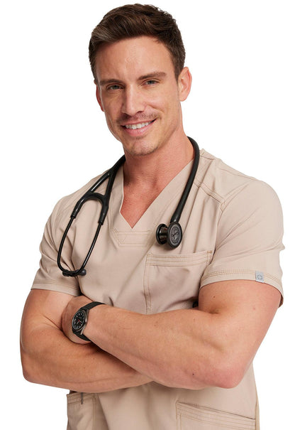 Infinity Men V Neck Scrub Top CK900A - 21Bmedical