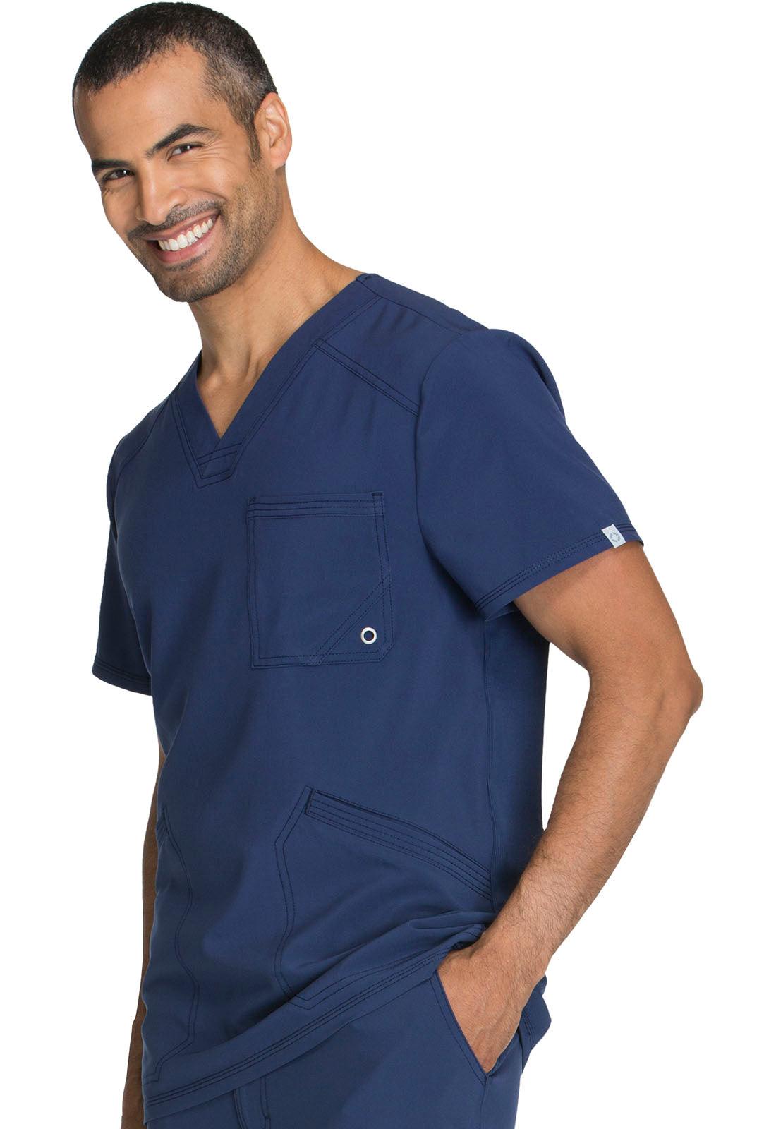 Infinity Men V Neck Scrub Top CK900A - 21Bmedical