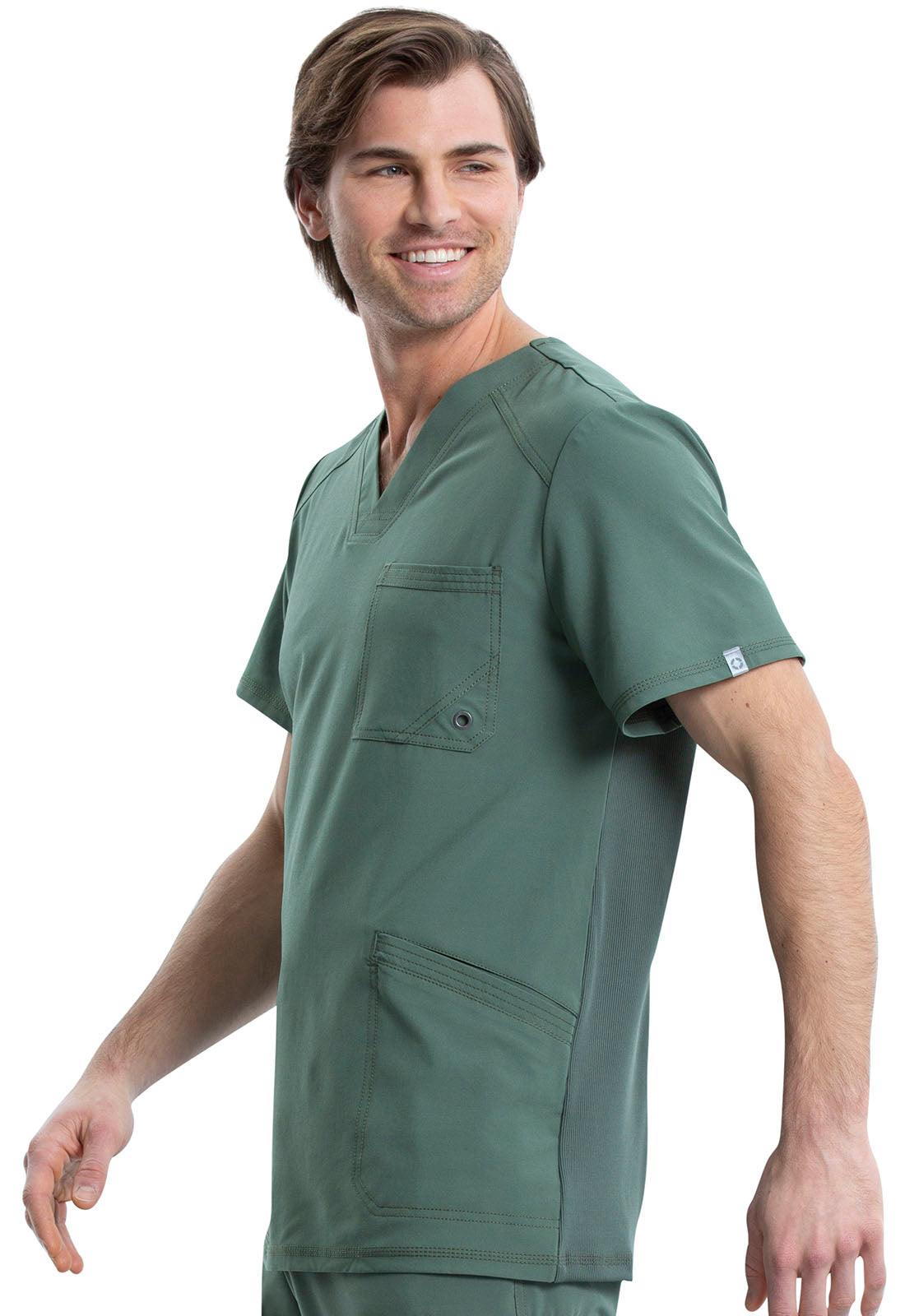 Infinity Men V Neck Scrub Top CK900A - 21Bmedical