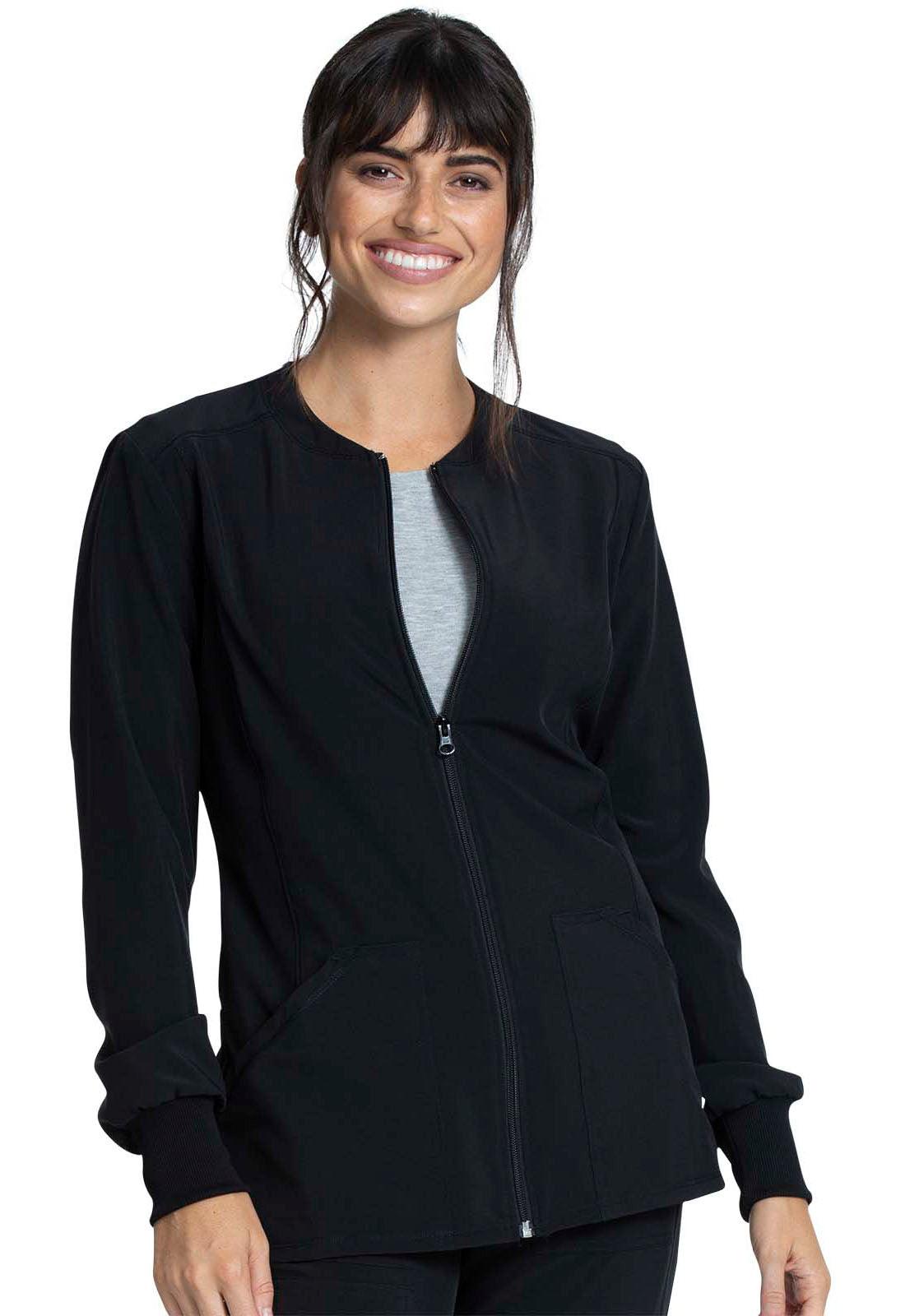 Allura Women Zip Front Jacket CKA384 - 21Bmedical