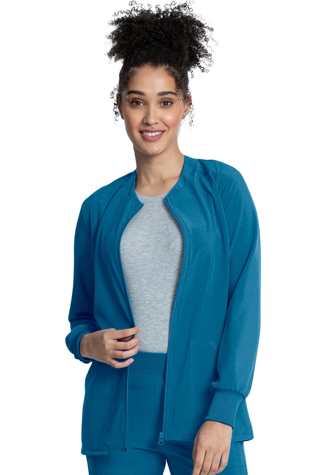 Allura Women Zip Front Jacket CKA384 - 21Bmedical