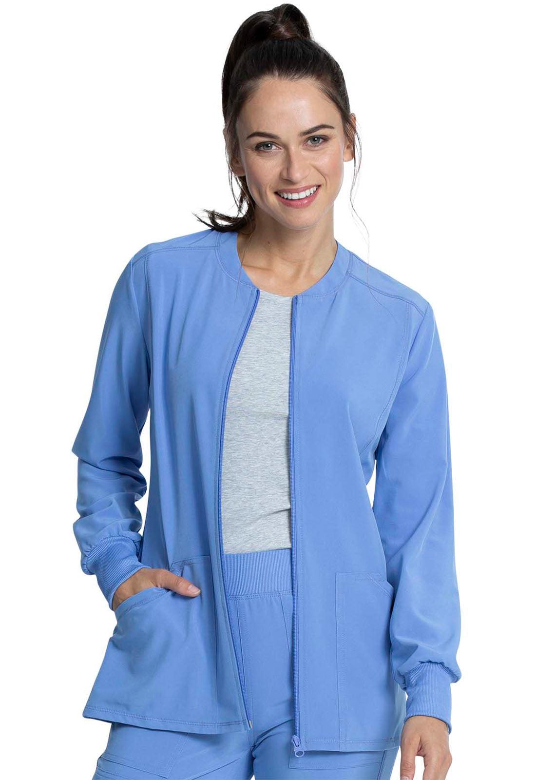 Allura Women Zip Front Jacket CKA384 - 21Bmedical