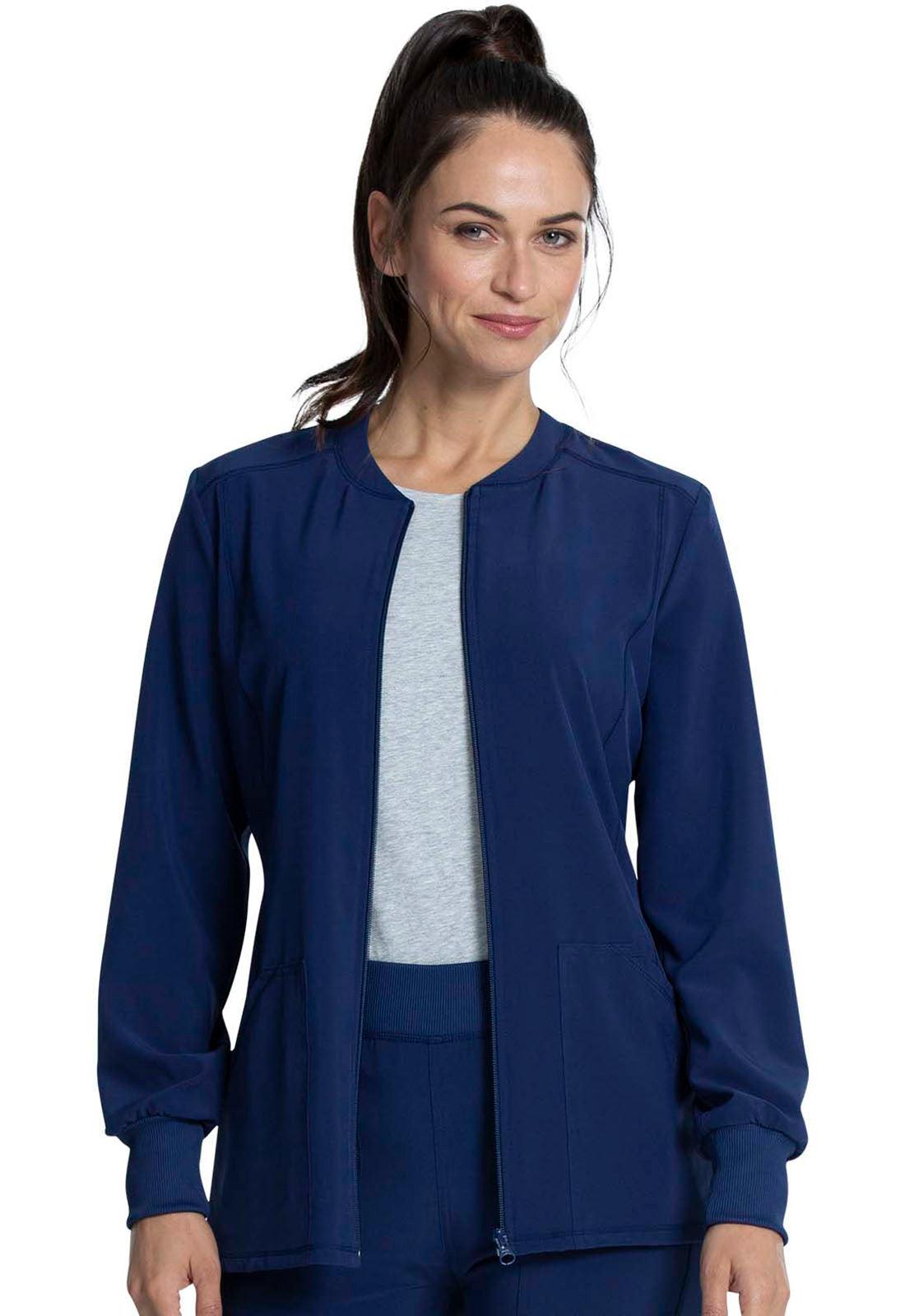 Allura Women Zip Front Jacket CKA384 - 21Bmedical