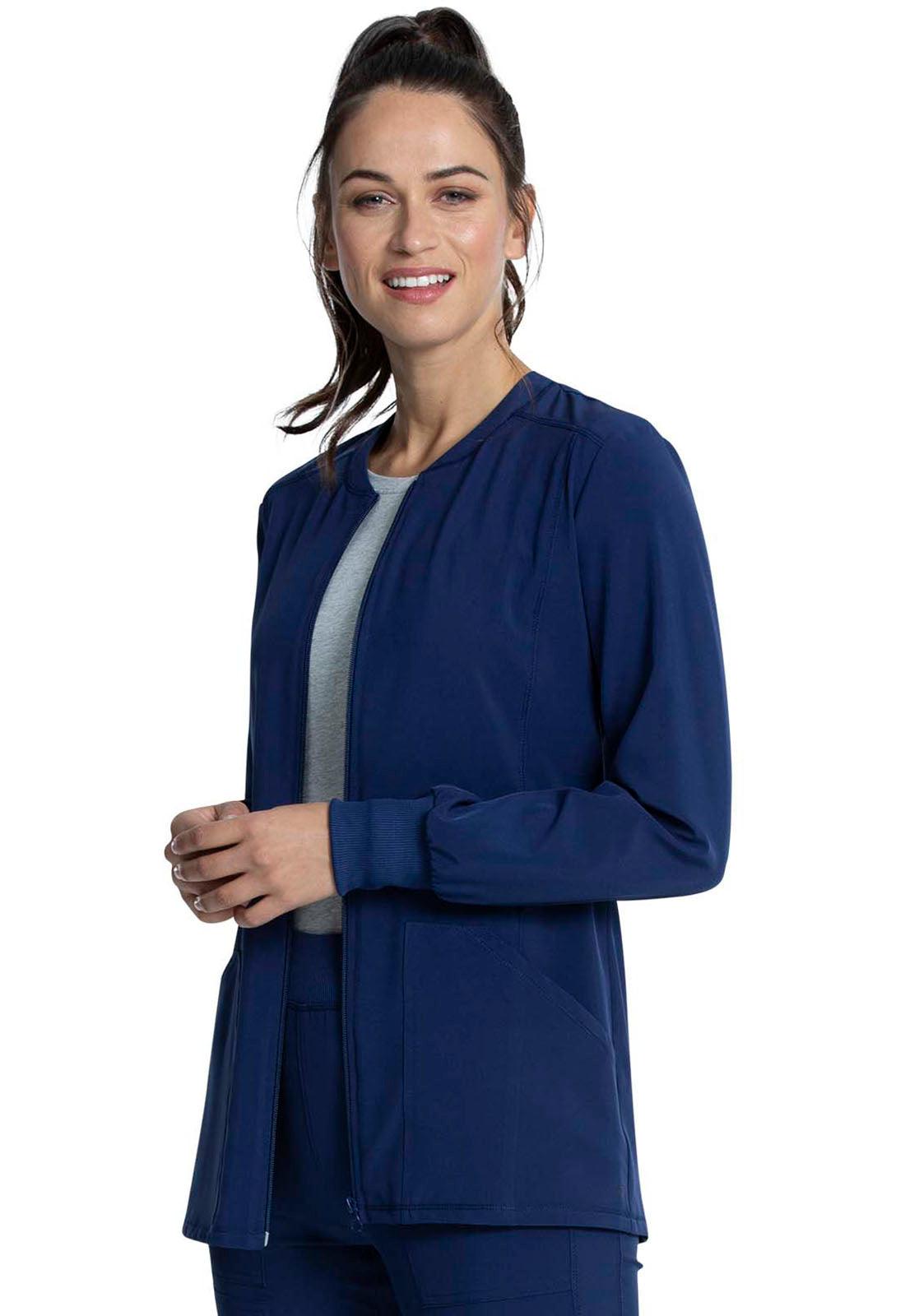 Allura Women Zip Front Jacket CKA384 - 21Bmedical