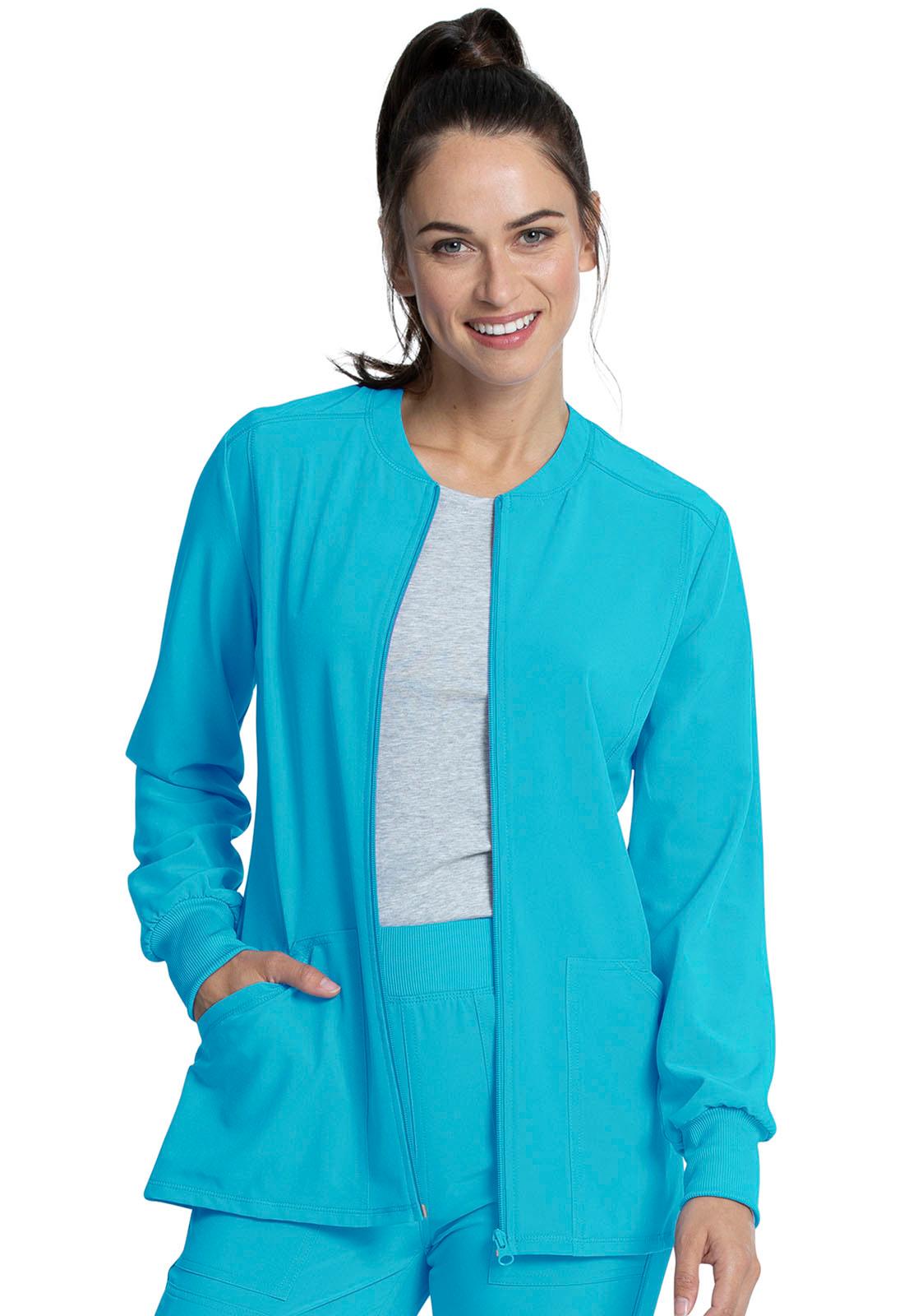 Allura Women Zip Front Jacket CKA384 - 21Bmedical