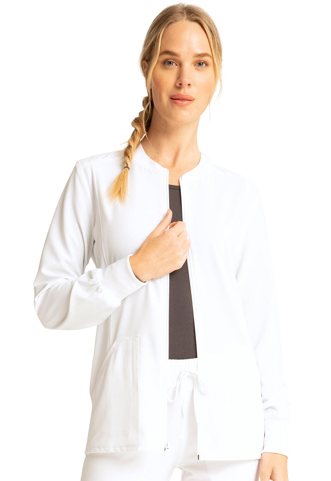 Allura Women Zip Front Jacket CKA384 - 21Bmedical