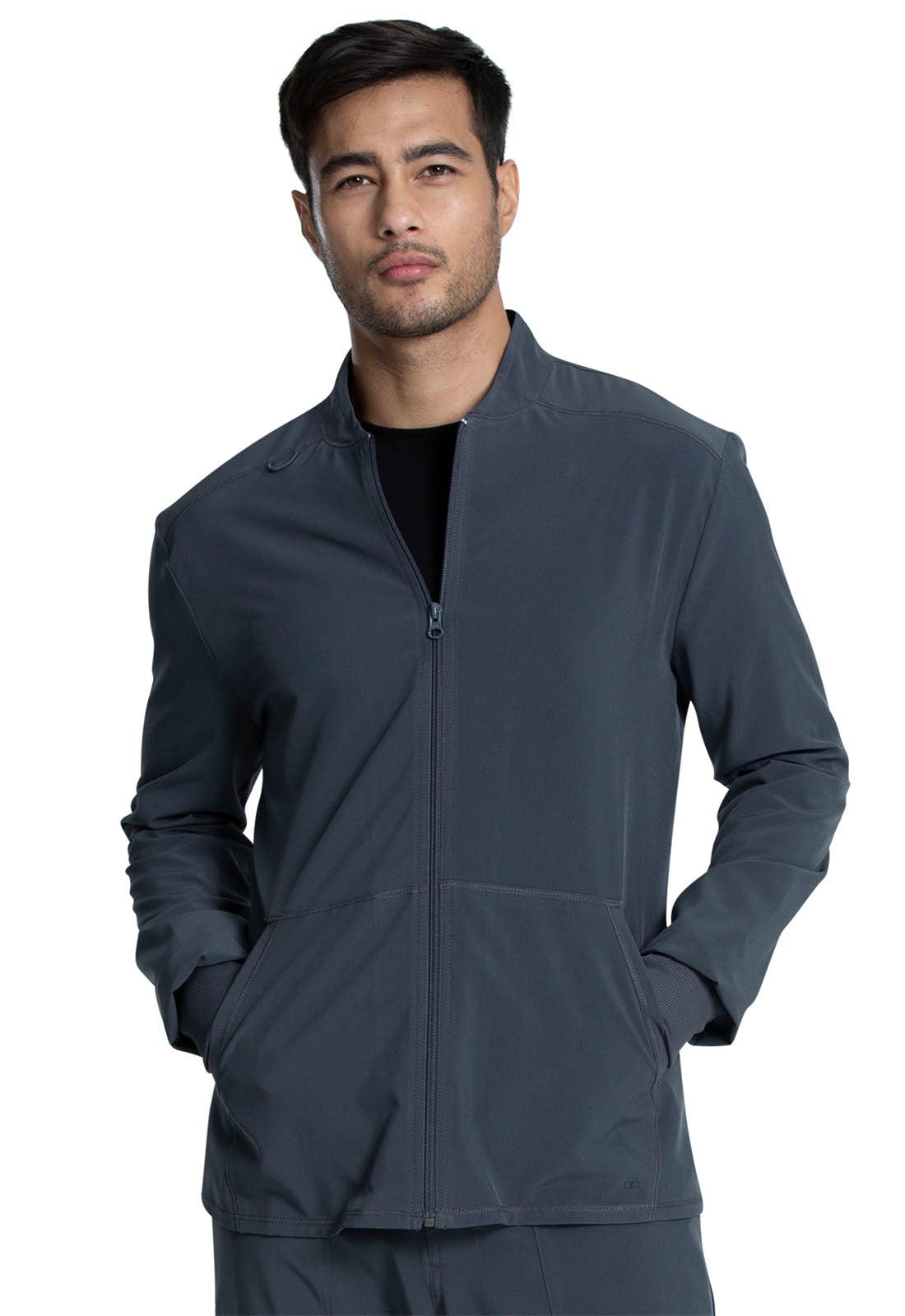 Allura Men Zip Front Jacket CKA387 - 21Bmedical