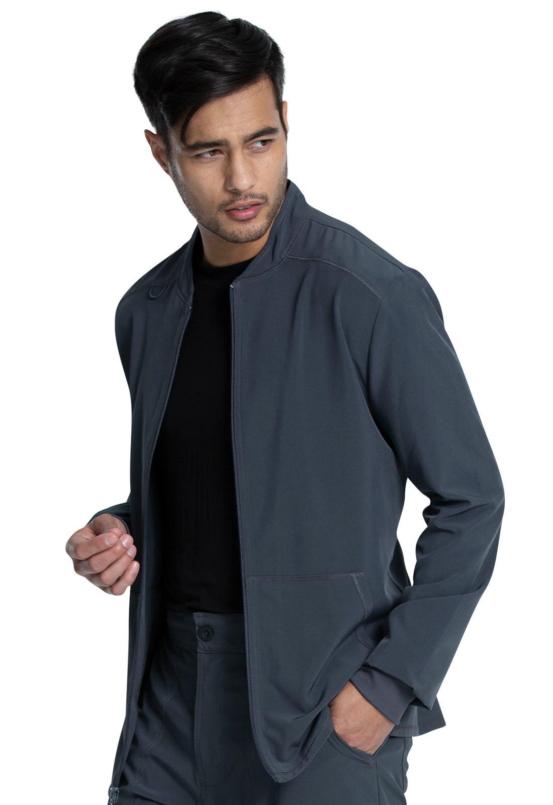 Allura Men Zip Front Jacket CKA387 - 21Bmedical