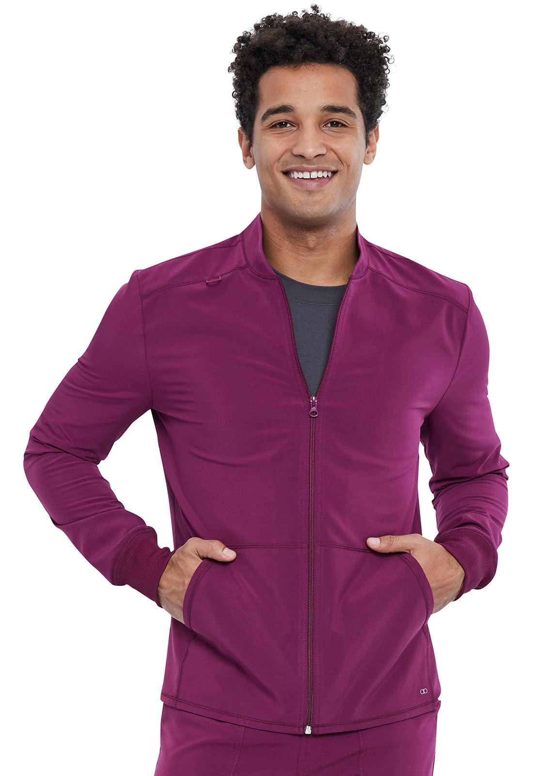 Allura Men Zip Front Jacket CKA387 - 21Bmedical