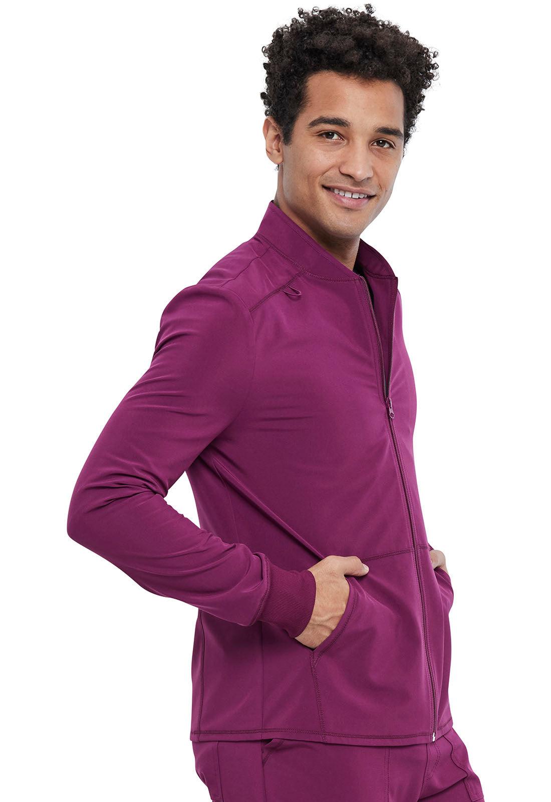 Allura Men Zip Front Jacket CKA387 - 21Bmedical