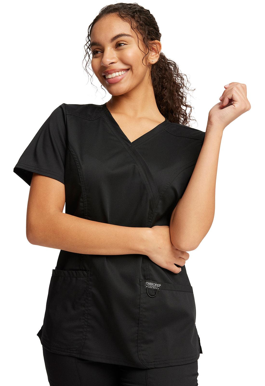 Revolution WW610 Scrubs Top Women's Mock Wrap - 21Bmedical