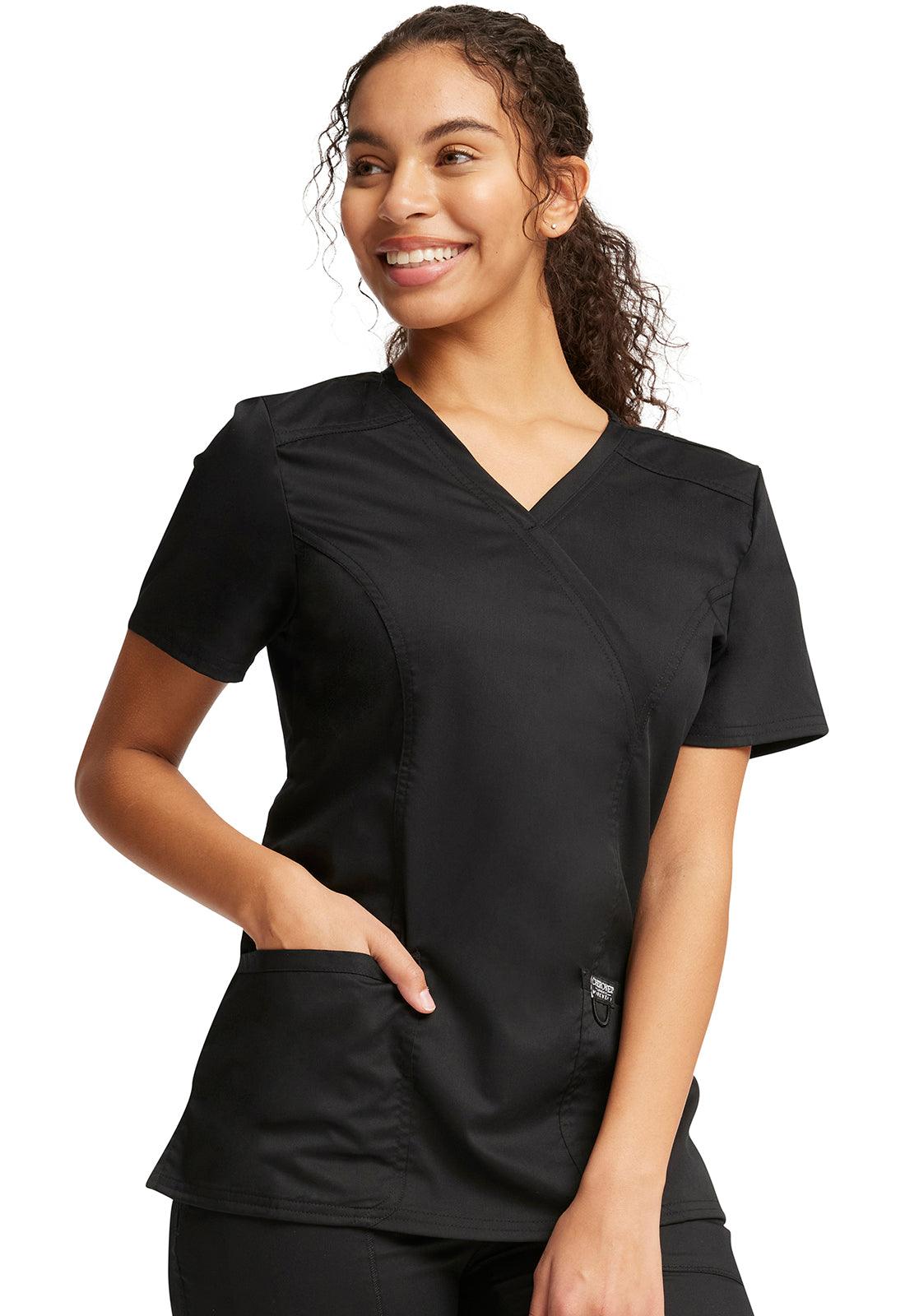 Revolution WW610 Scrubs Top Women's Mock Wrap - 21Bmedical