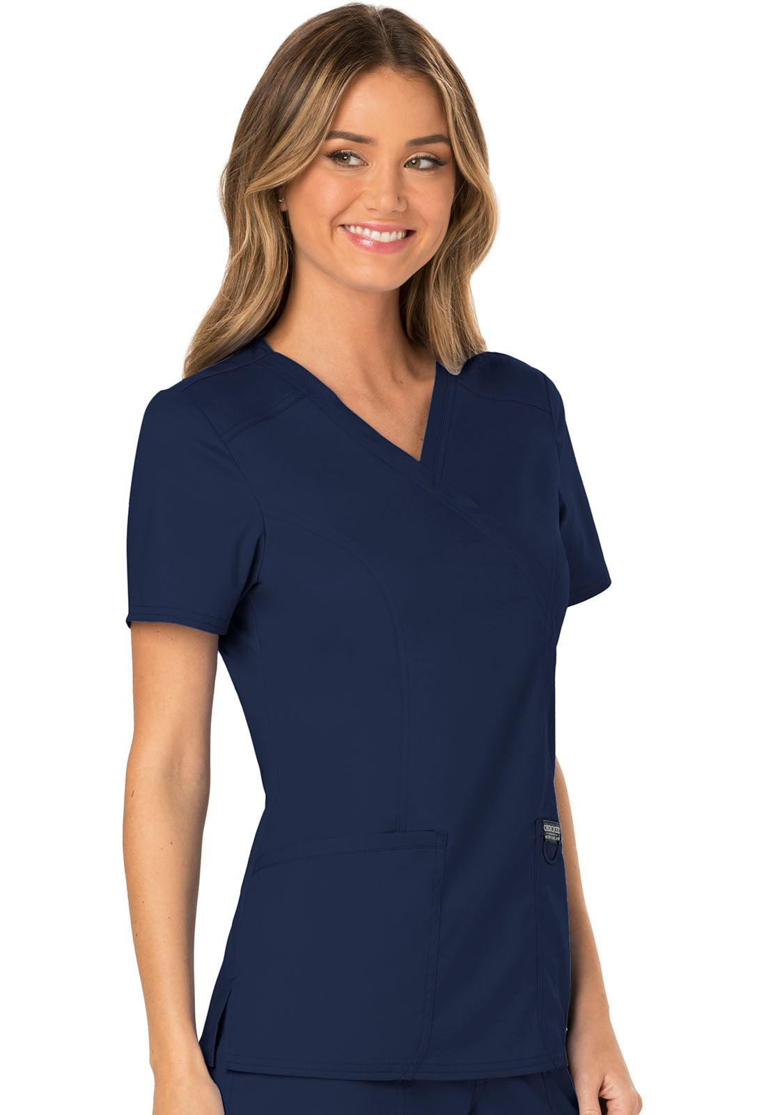 Revolution WW610 Scrubs Top Women's Mock Wrap - 21Bmedical