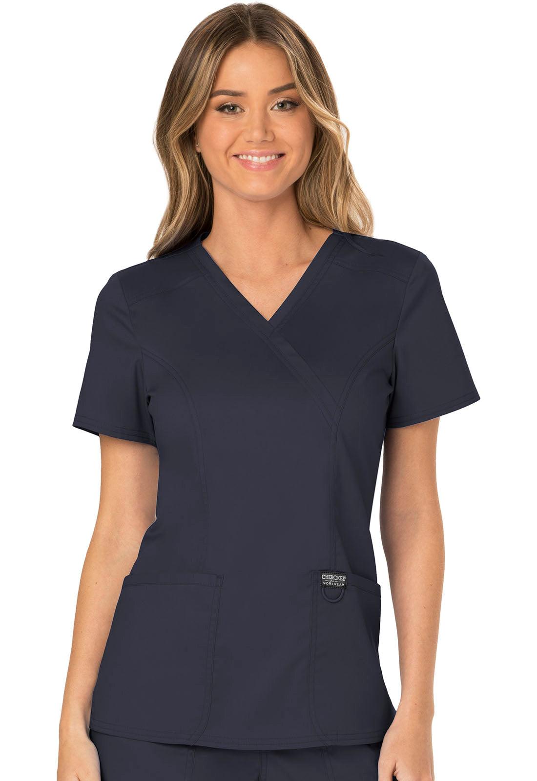 Revolution WW610 Scrubs Top Women's Mock Wrap - 21Bmedical