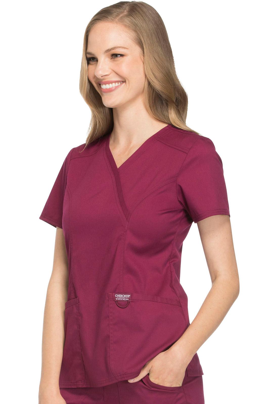 Revolution WW610 Scrubs Top Women's Mock Wrap - 21Bmedical