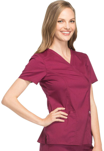 Revolution WW610 Scrubs Top Women's Mock Wrap - 21Bmedical