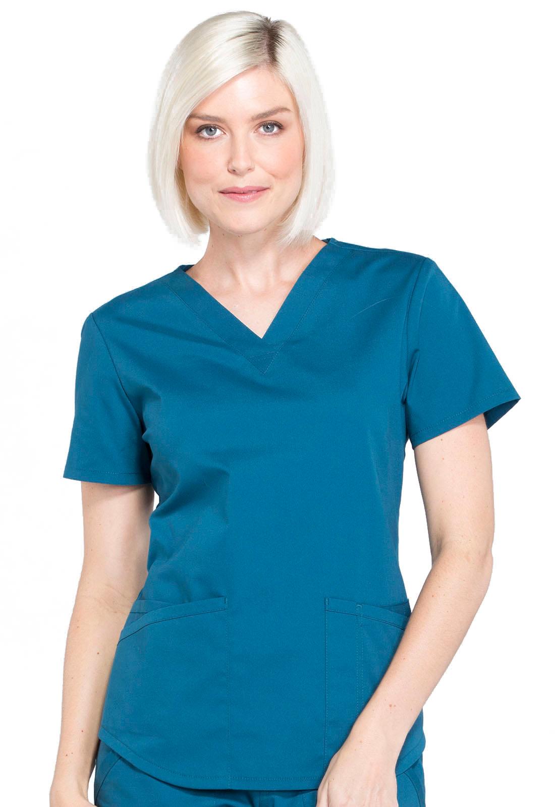 WW Professionals V-Neck Top WW665 - 21Bmedical