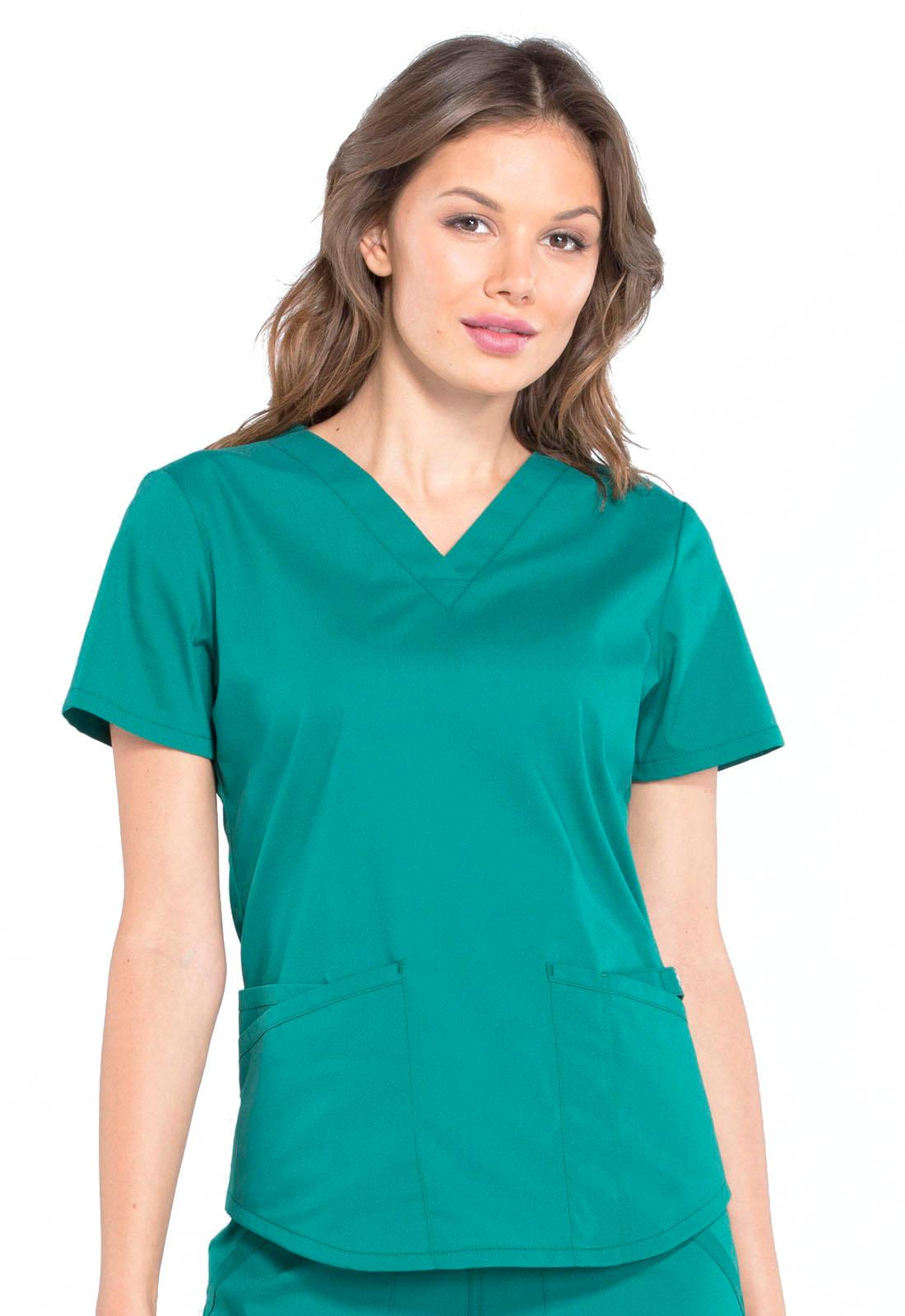 WW Professionals V-Neck Top WW665 - 21Bmedical