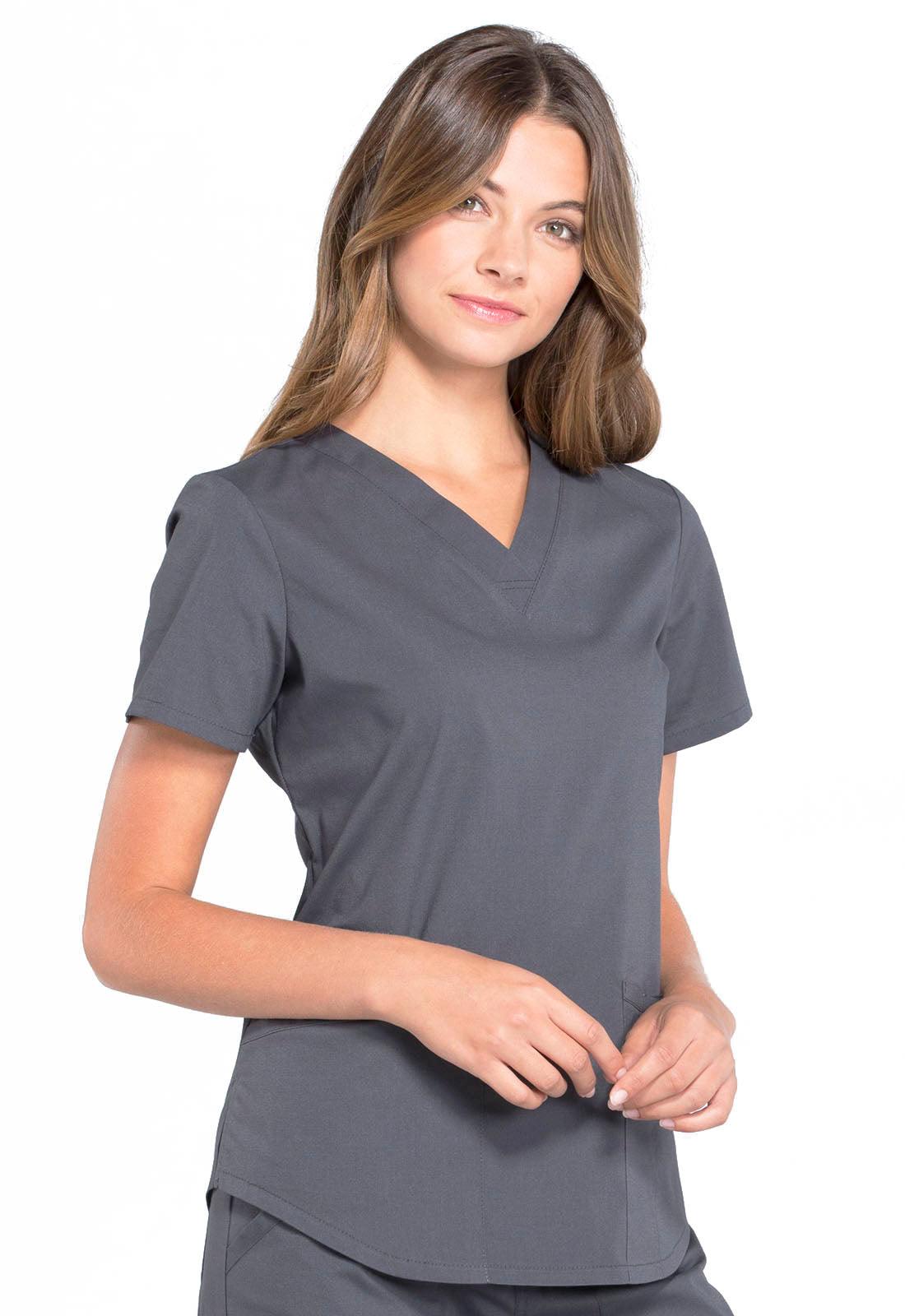 WW Professionals V-Neck Top WW665 - 21Bmedical