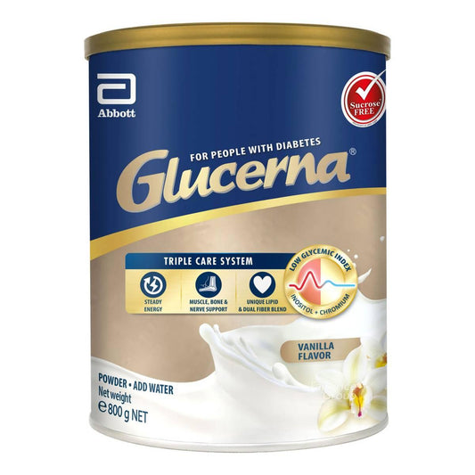 Abbott Glucerna Triple Care Powder Vanilla 850g, 12can/ctn # - 21Bmedical