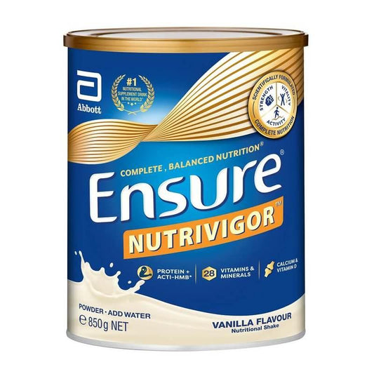 Abbott Ensure Nutrivigor Vanilla 850g, 12can/ctn # - 21Bmedical