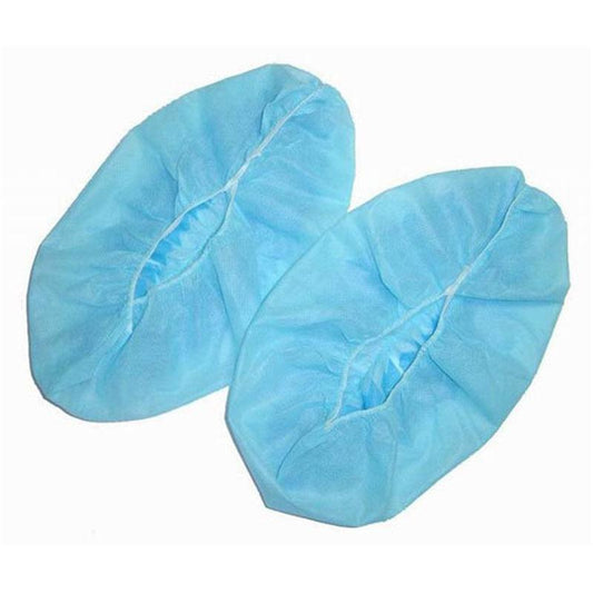 Assure Shoe Cover Non-Skid Non-Woven 40gsm Blue, 100pc/pk, 10pk/ct - 21Bmedical