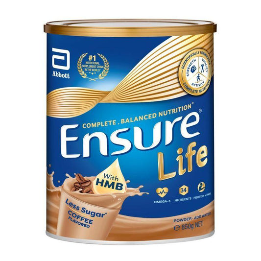 Abbott Ensure Life HMB Powder Coffee 850g, 12can/ctn # - 21Bmedical