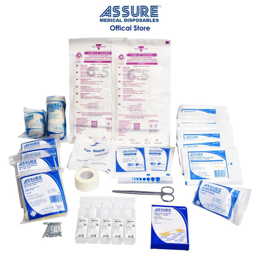 Assure First Aid Box, Refill (25 Pax), Box A - 21Bmedical
